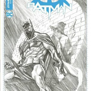 Batman The Shadow 1 Alex Ross BW Sketch