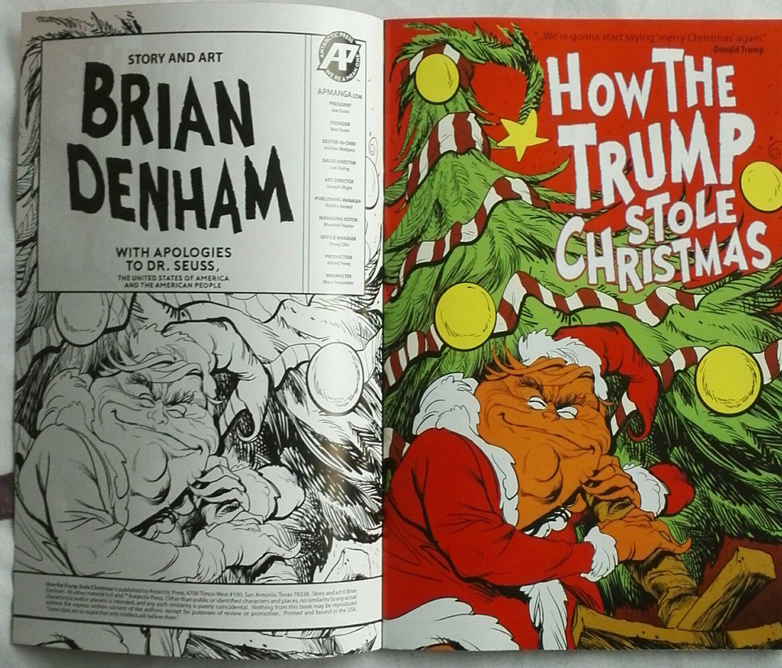 How The Trump Stole Christmas Double Cover
