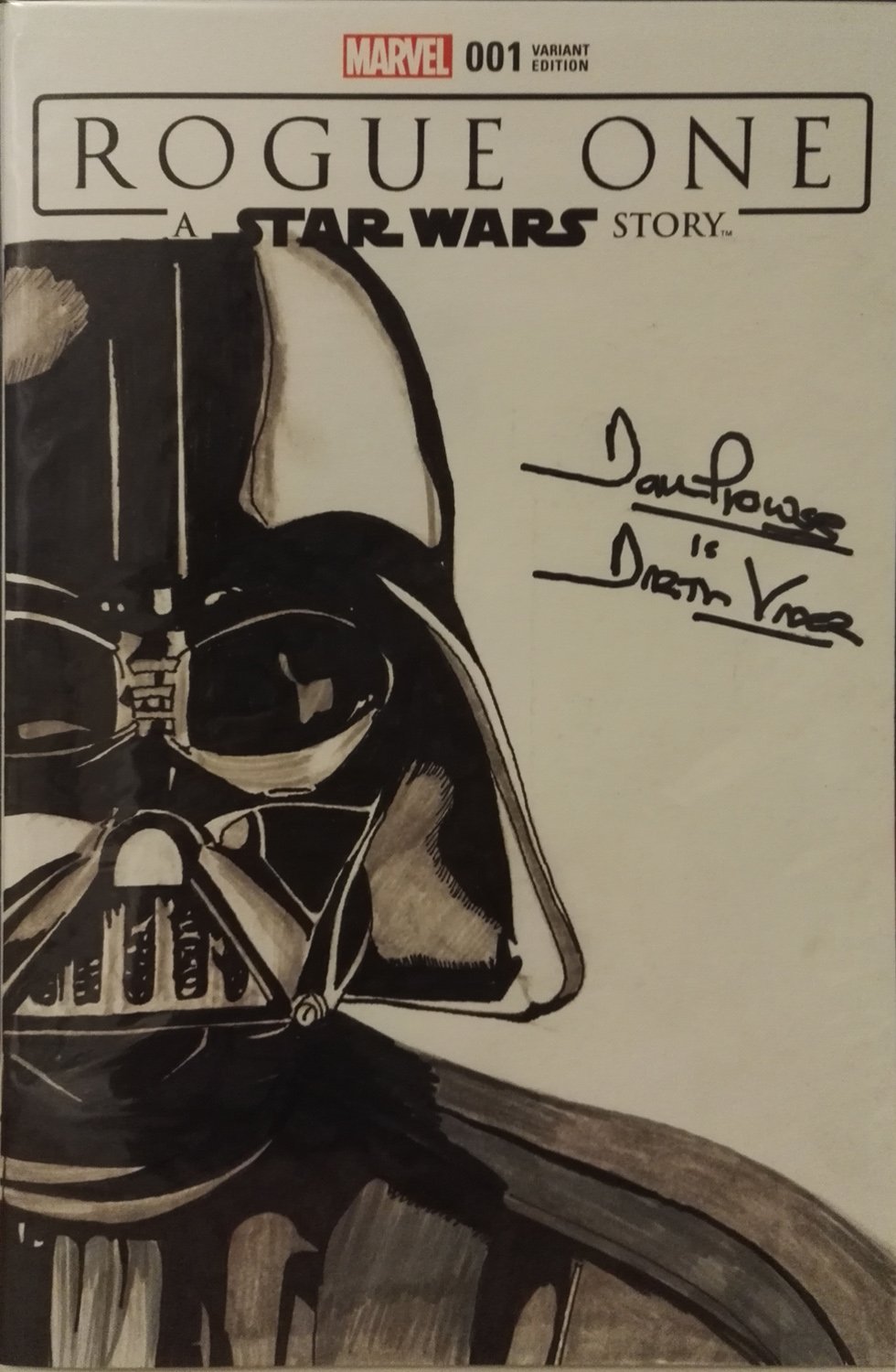 Rogue One A Star Wars Story 1 Art Work Signed