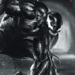 Venom 1 Dellotto Black and White Variant 1500 print 