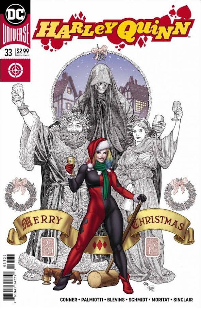Harley Quinn 33 Chrismast Cover